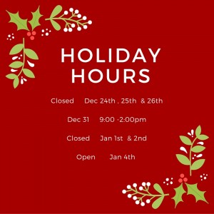 ReStore Holiday hours